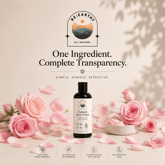 Damask Rose Water Toner - ReEarthy