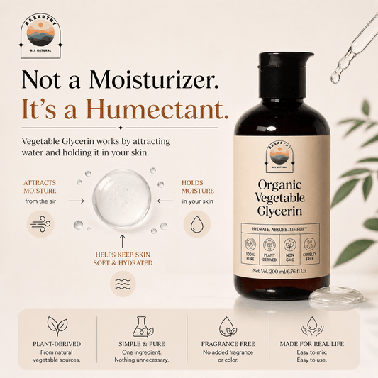 Organic Vegetable Glycerin for Skin, Hair & DIY Skincare - ReEarthy