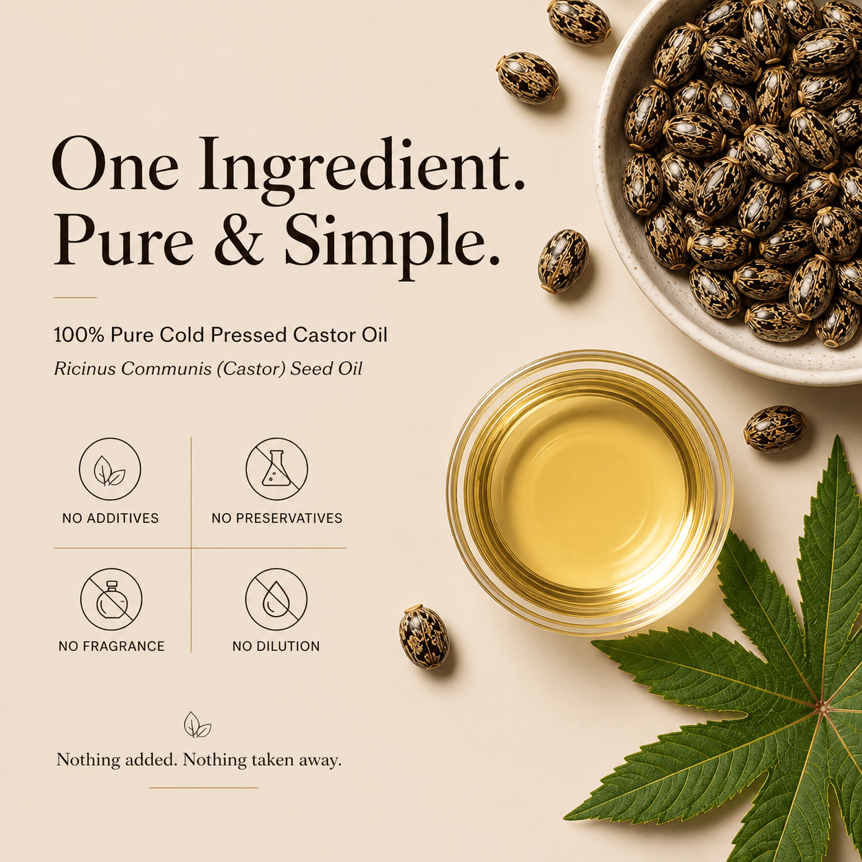 100% Cold Pressed Castor Oil - ReEarthy