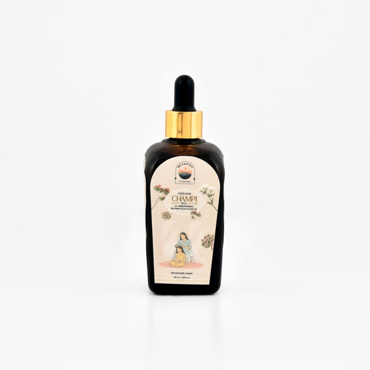 Indian Champi Oil (12-Herb Ayurvedic Pre-Wash Scalp & Hair Oil)