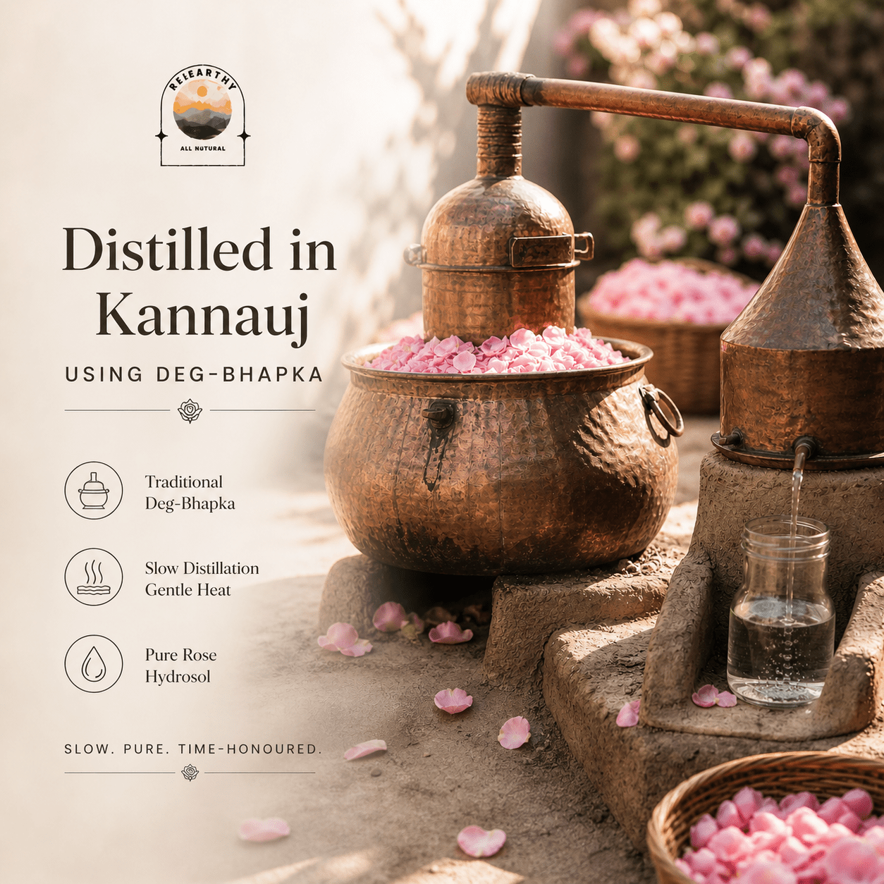Damask Rose Water Toner - ReEarthy