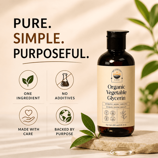 Organic Vegetable Glycerin for Skin, Hair & DIY Skincare - ReEarthy